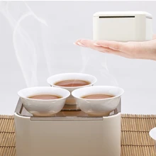 6 шт./компл. светильник мини портативный открытый кунг-фу чай керамическая дорожная сумка набор маленькая чаша чашка бытовой набор