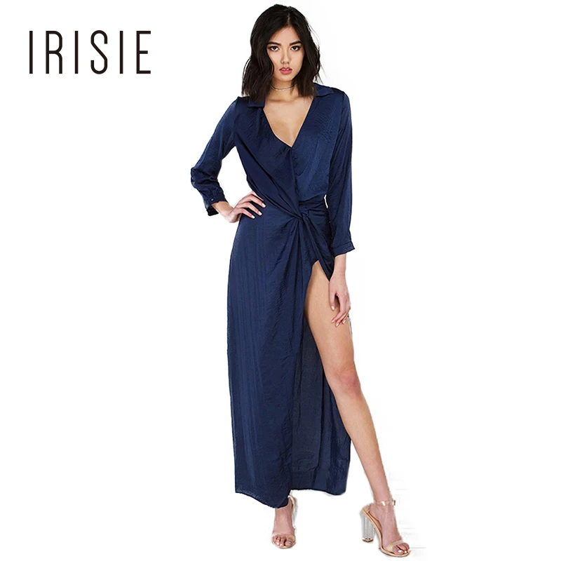 IRISIE Apparel font b 2017 b font New Elegant High Split font b Dress b font