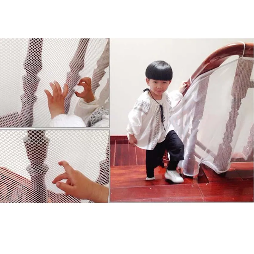 Children Kids Protection Stair Fence Baby Stair Safety Net Balcony Baby Safety Fence Stair Net 200/300cm