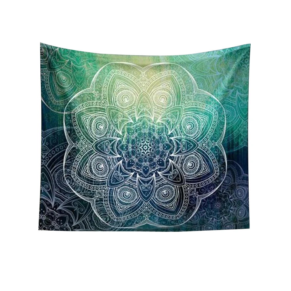 

200x150cm Indian Style Tapestry Wall Hanging Floral Tapestry Ethnic Decorative Fabric Tapestry for Dormitory and Home