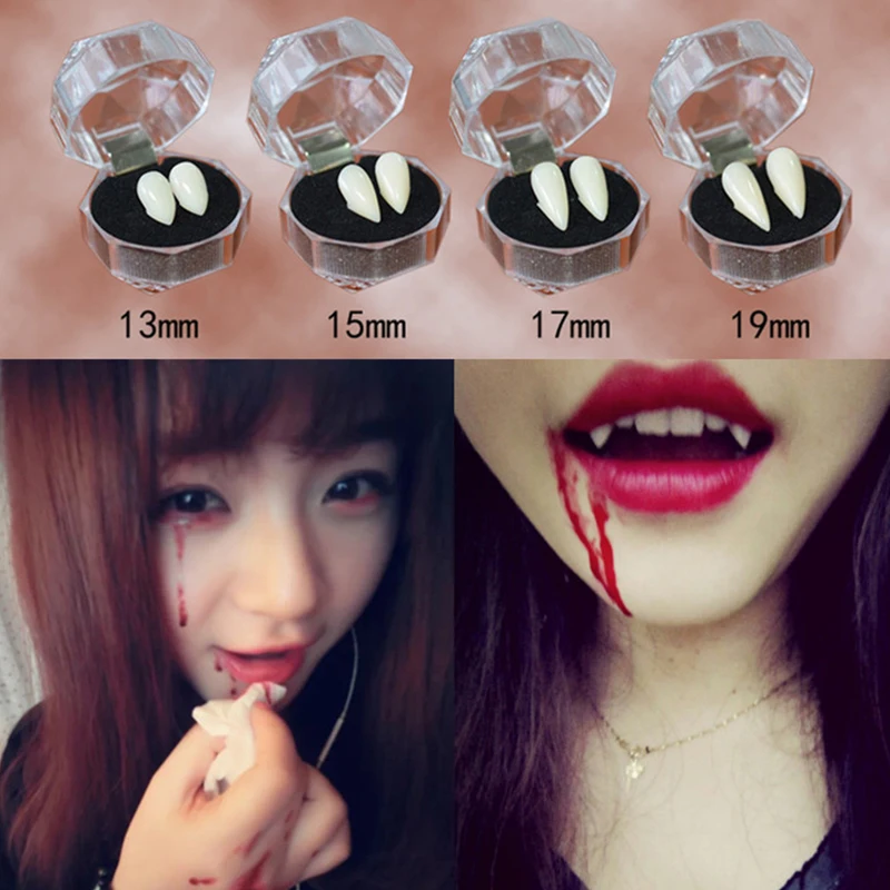 

Halloween Cosplay Dentures Zombie Vampire Teeth Ghost Devil Fangs Props Costume Party Accessory Tooth Tooth False