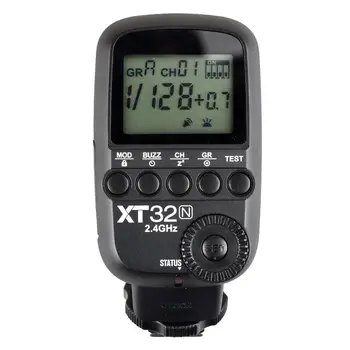 

XT32 XT32N 2.4G Wireless 1/8000s High-speed sync Flash Trigger for Godox X for Nikon