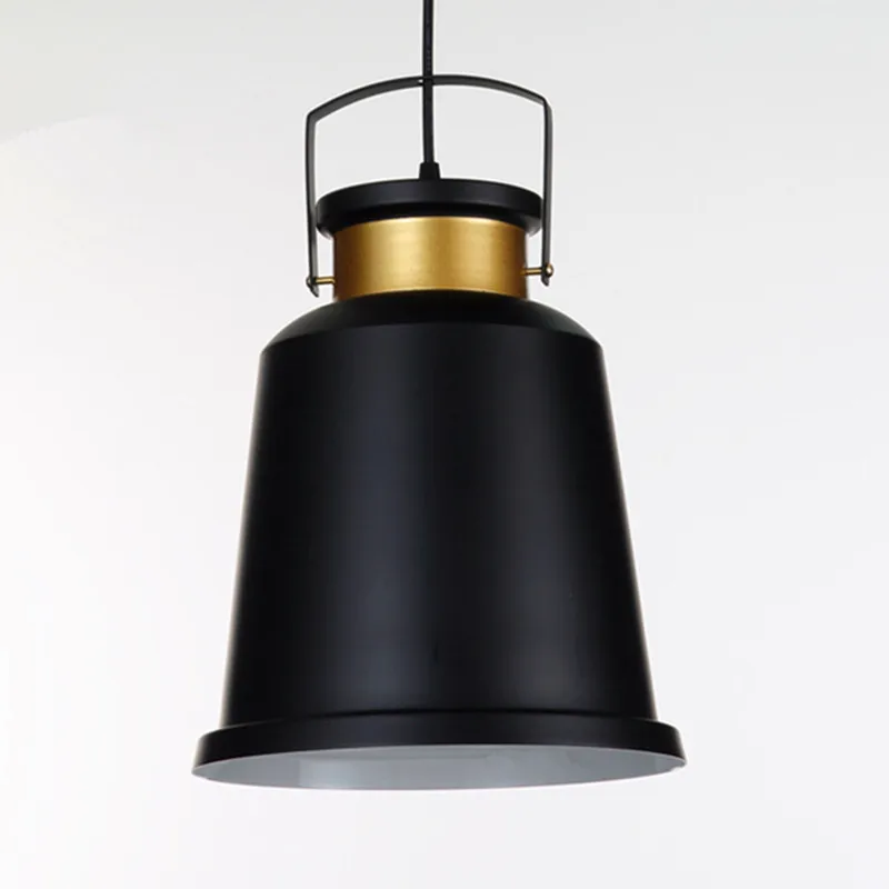 Черный подвесной светильник бар современные светильники Кухня остров Большой лампа Спальня подвесные светильники исследование офисная