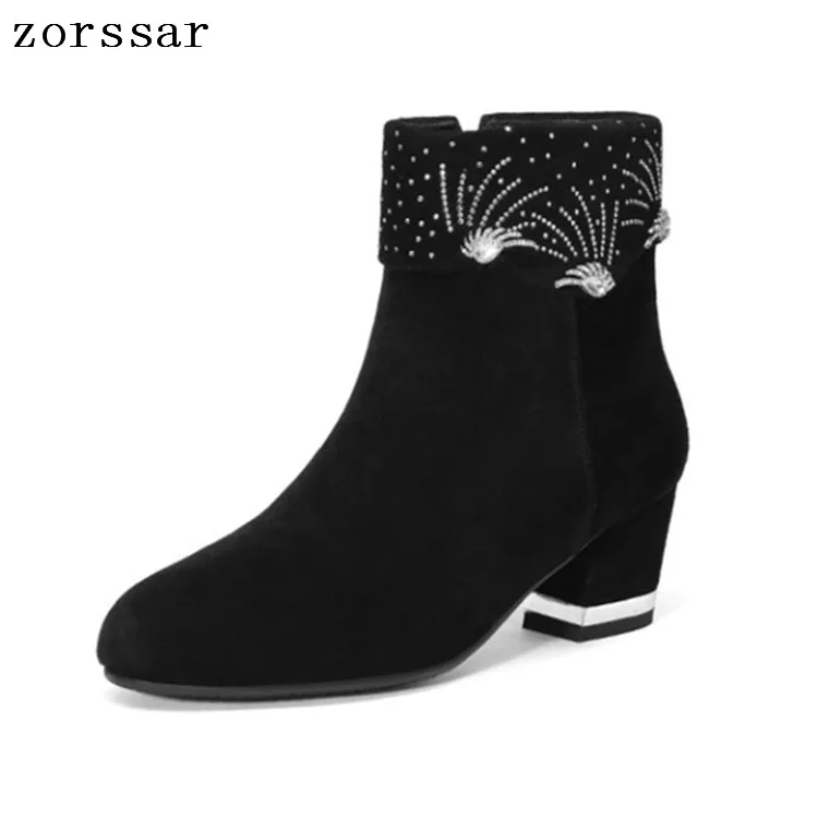 Leder Gre Kuh Neue High Frau e Schnee Gro Schwarz Heels Kn Stiefel 2019 Pelz Schweden chel {zorssar} Winterschuhe Frauen zVSLqGMUp