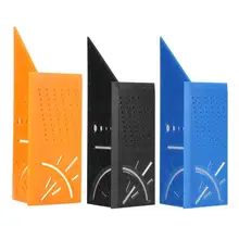 Деревообработка 3D Mitre угол измерения квадратный размер измерительный инструмент с манометром линейки инструменты 45+ 90 градусов метрический манометр измерительный прибор