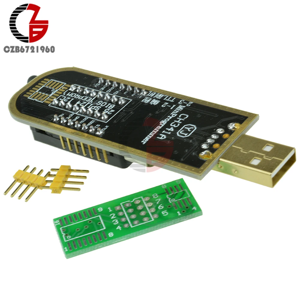 Автоматическая идентификация серии USB программирующий модуль 24 EEPROM Writer 25 SPI Flash BIOS