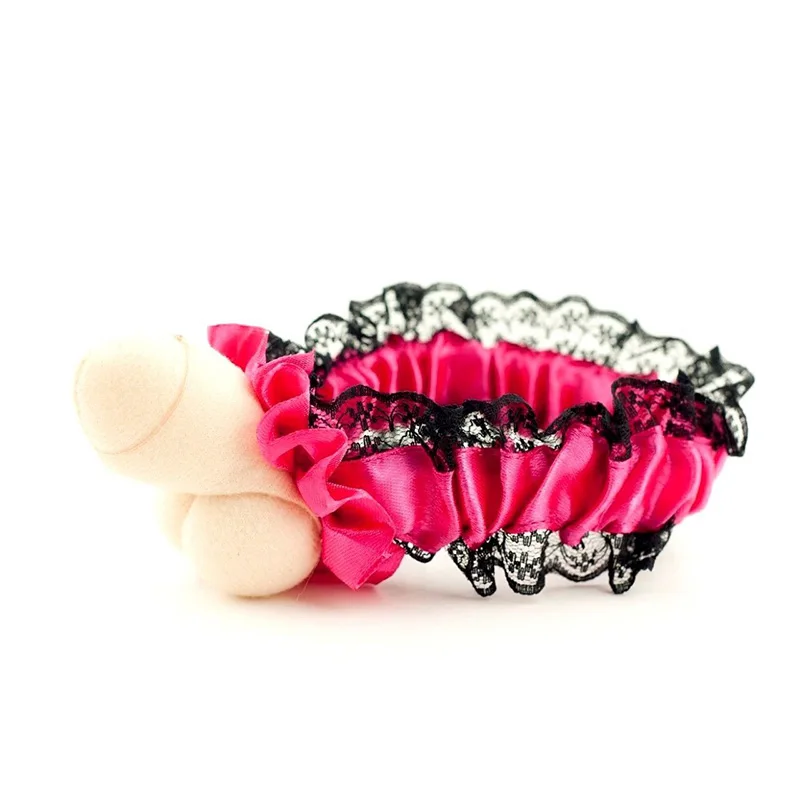 

Elastic garter Lace Garter for Hen Night Dress Party Cosplay Rose Red+Black new