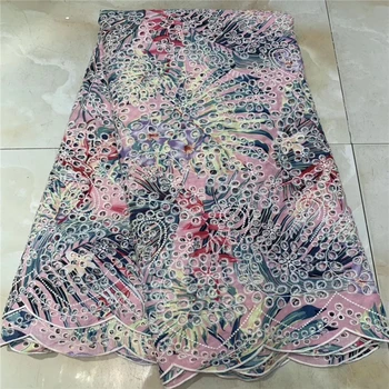 

Tollola French Cord Lace Fabric 2019 Latest African Lace Fabric With Embroidery Mesh Tulle Lace Fabric High Quality Nigerian