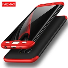 

FABMAX Case For Samsung Galaxy S7 Edge 360 Full Protection Anti-knock Ultra Thin Hard For Samsung S7 Case Phone Cover Coque