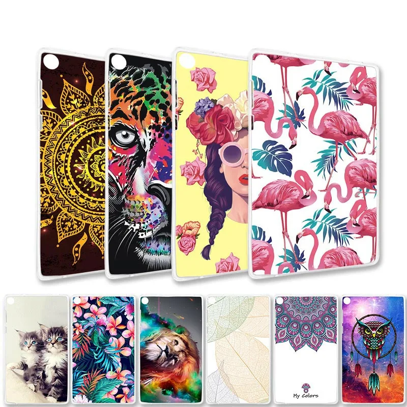 

Painted Case For Lenovo Tab 4 Plus A3300 A3500 Mediatek MT8121M A3500-F Tab7 Essential Tab4 TB-7504F Tablet Case Coque Cover Bag