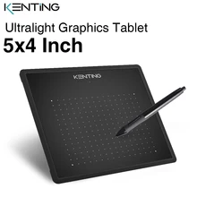 5 дюймов цифровой графический планшет для рисования Kenting K5540 4096 уровней микро USB ручка планшеты OSU Signature Pad для Windows macOS