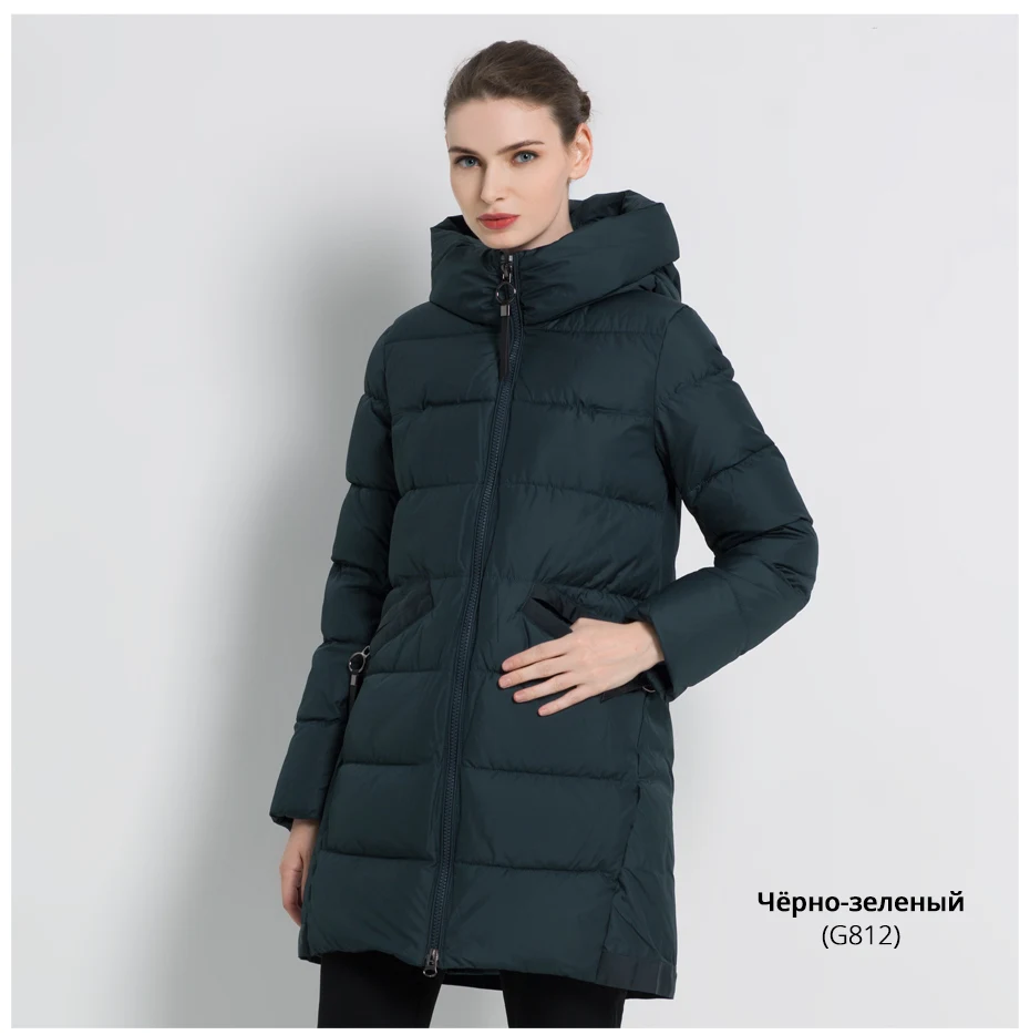 ICEbear New Women's Winter Coat Fashion Woman Jacket Female Cotton Jackets Hooded Ladies Coat Warm Brand Clothing GWD18203I