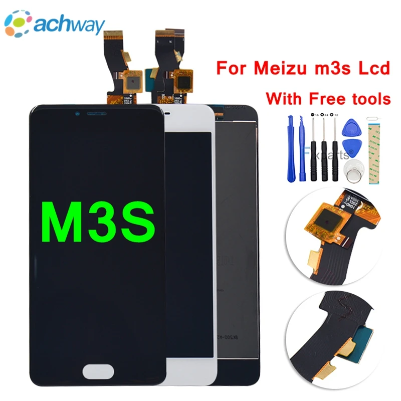 

Meizu M3S LCD Display Touch Screen Digitizer Assembly For MEIZU M3S LCD With Frame M3S mini Y685H Y685Q Screen Replacement Parts