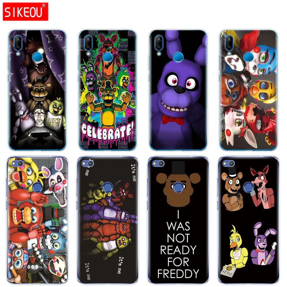 Силиконовый чехол для телефона Huawei P20 P7 P8 P9 P10 Lite Plus Pro 2017 P Smart 2018 five nights at freddy's fnaf