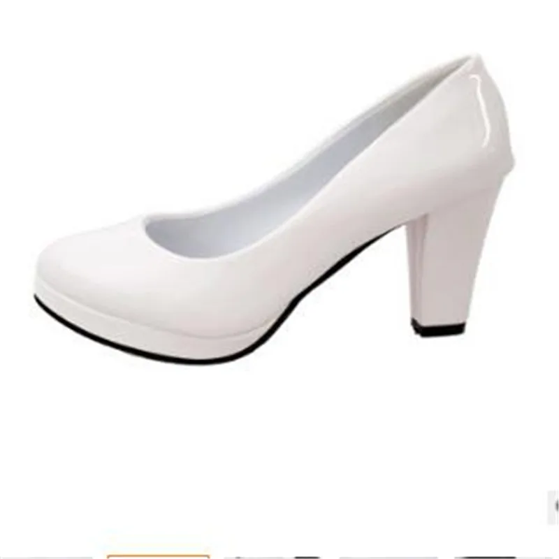 2017 Women s Spring And Summer platfrom pumps 4 color Round Head Shallow Mouth Single women