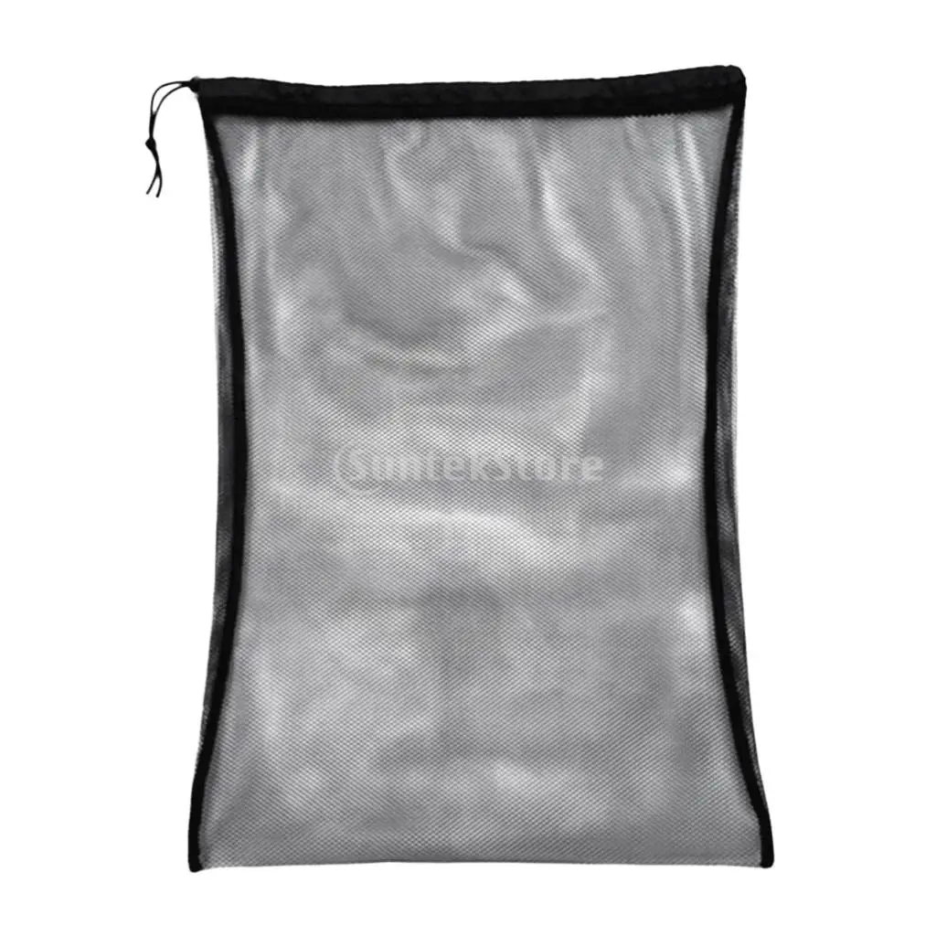 Heavy Duty Mesh Drawstring Bag for Scuba Dive Snorkeling Fins Mask