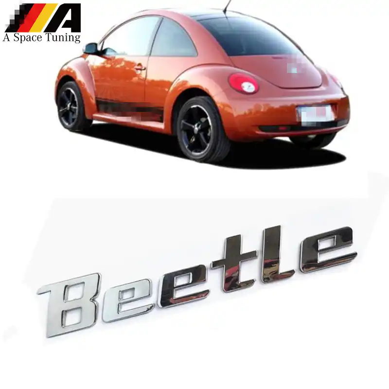 3d metal Beetle Car Sticker Emblem Badge decals for VW Volkswagen Beetle Car Styling DIY decoration accessories
