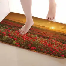 Цветочный Морской стиль Коврики для улицы, смешной Противоскользящий коврик для ванной, дверные коврики, дверные коврики под входную дверь