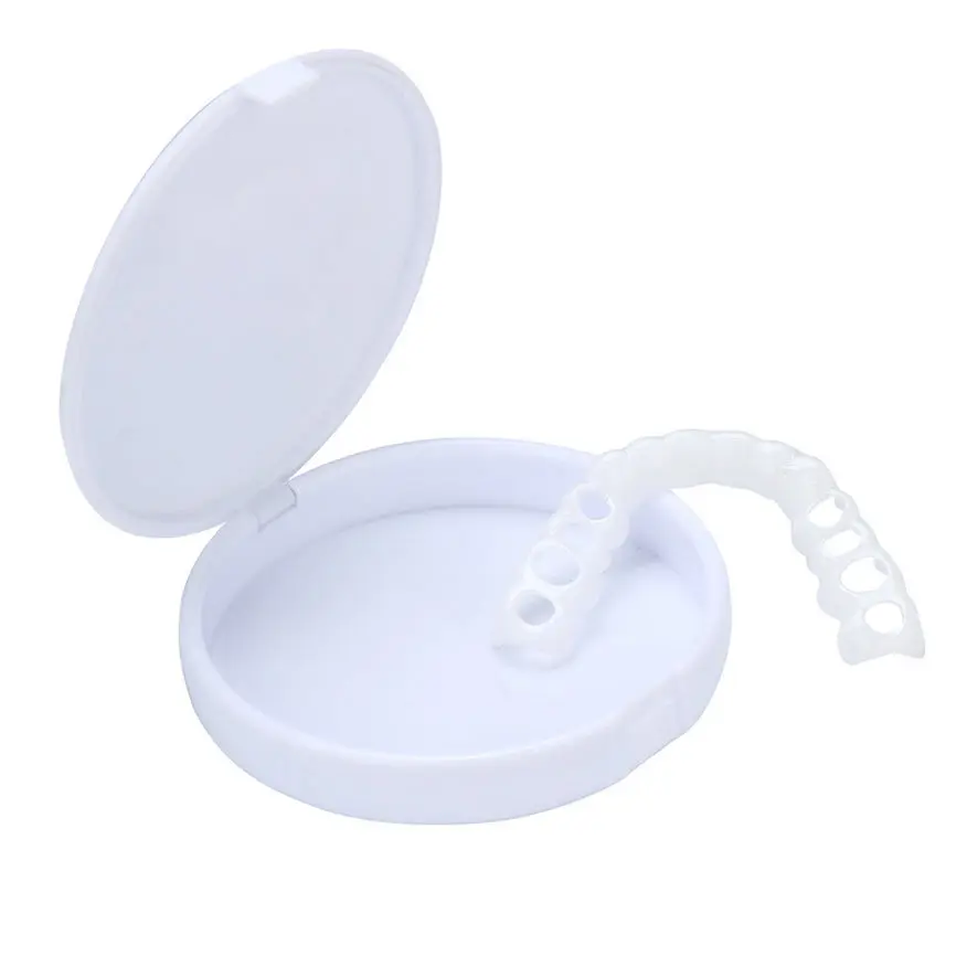 

Temporary Smile Teeth Case Teeth Cosmetic Veneer Storage Box Denture Holder 9*9*2cm Dropshipping July#5