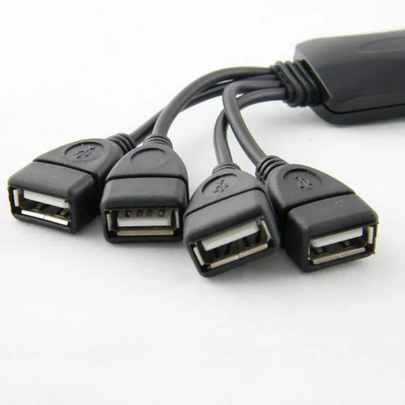 

For Notebook Computer Laptop PDA PC Black High Speed 4 Port USB 2.0 480Mbps Mini Smart Hub Hubs
