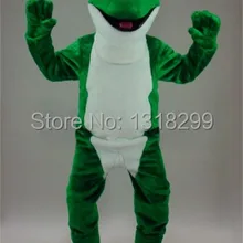 Талисман большой зеленый Лягушка маскот костюм маскарадный тематический костюм для карнавала наборы костюмов