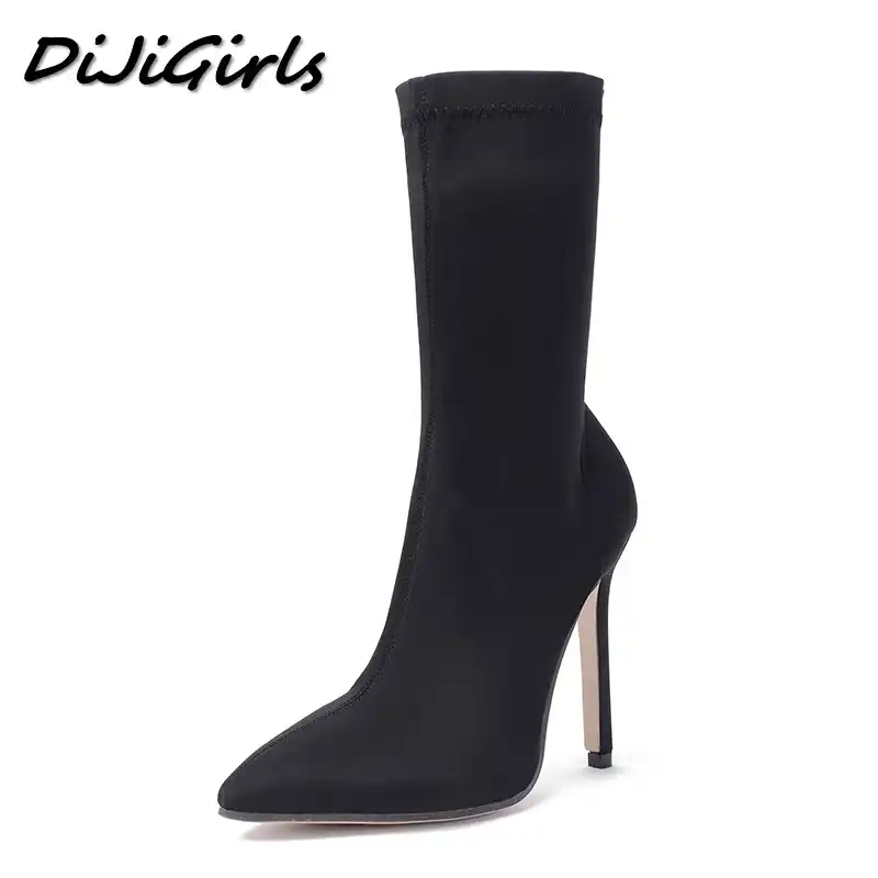 short black stiletto heels