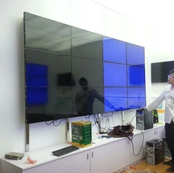 شراءالمدرسة/المسرح/مؤتمر/كأس العالم 3x4 Pcs 3.5 ملليمتر الحافة فسيفساء Led Tft كامل HD 1920*1080 وعاء عرض الكمبيوتر التحكم الفيديو الجدار