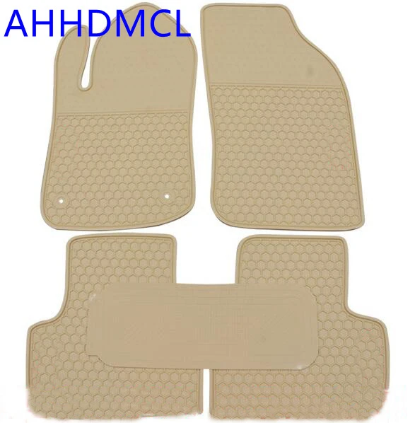 Car Rubber Floor Mats Anti Slip Mat Carpets Feet Pad Custom Fit For