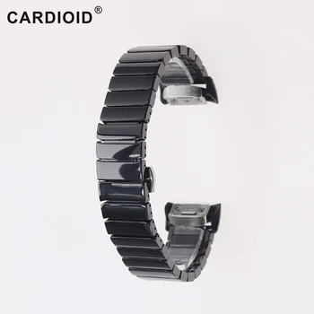 

18mm Ceramic Unisex Watchband For Gear Fits 2 Series Accessories No Scratch Fashion Classic Watch Band New Smooth Watch Strap
