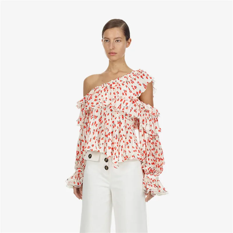 New Spring Self Portrait Designer Tops 2019 Sexy