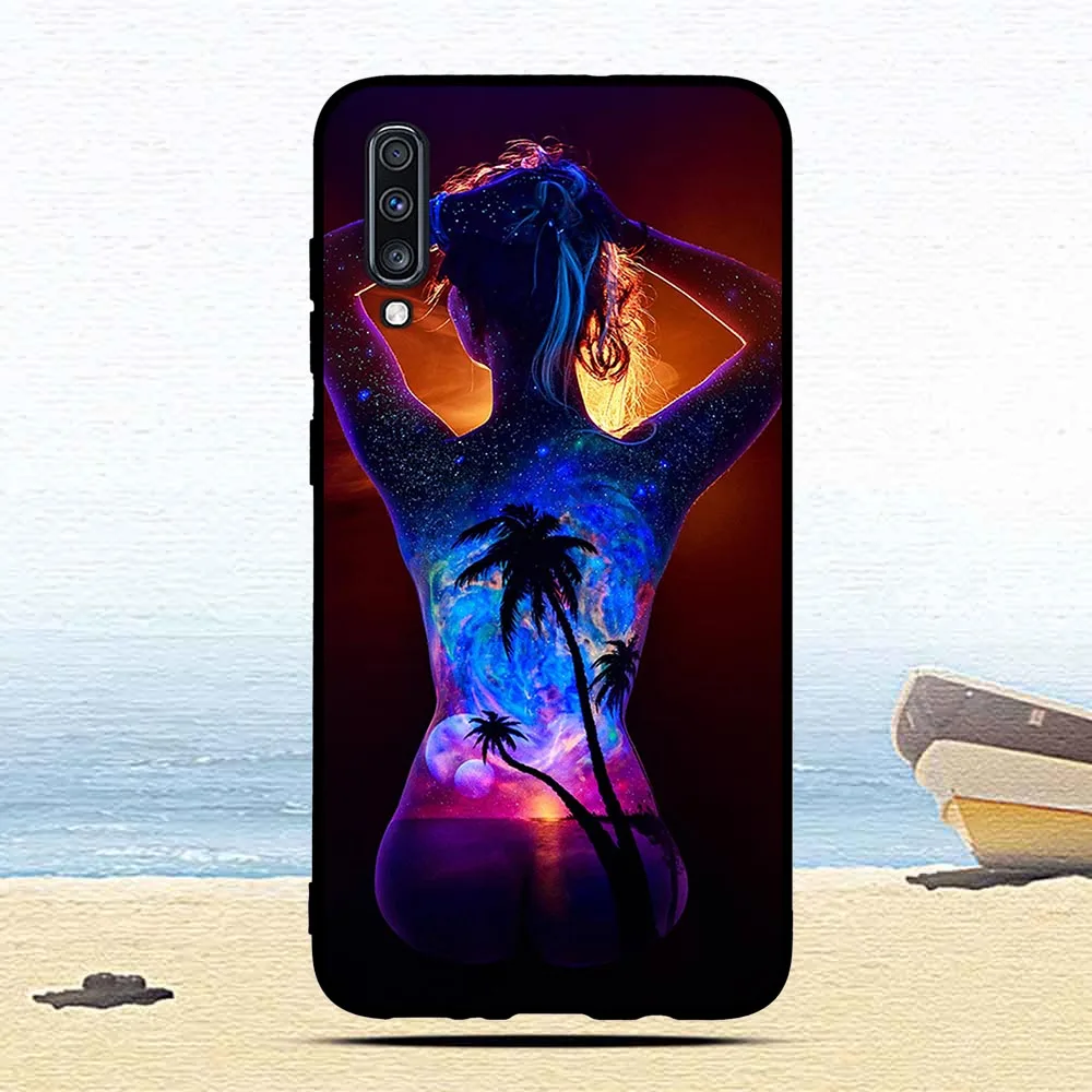 Роскошный чехол для samsung Galaxy A70 A 70 животное, мультяшная кошка Узорчатая задняя крышка для мобильного телефона защитные чехлы Fundas Coque - Цвет: 29