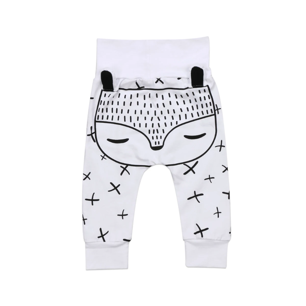 

Toddler Kids Baby Boys Girls Fox Printed Long Harem Pants Trousers Leggings