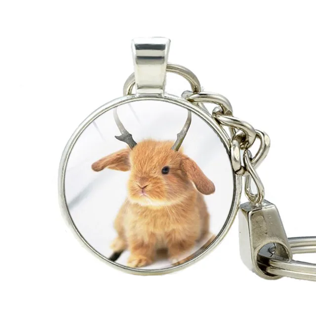 Buy New Bunny Rabbit keychain Print Jewelry Animal