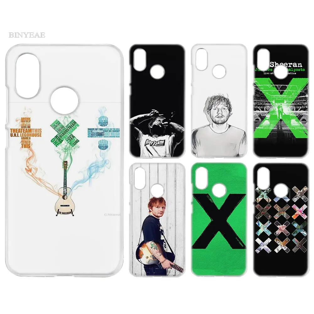 

BINYEAE Transparent Case Cover Clear Hard Plastic for Xiaomi Redmi Note 4 4X 5 Plus A1 S2 A2 8 SE Ed Sheeran