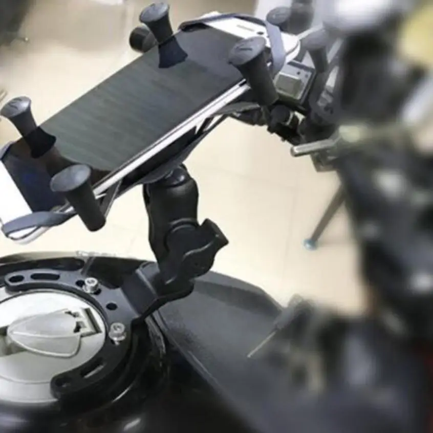  Motorrad Einstellbar Tank Montieren Kamera GPS Telefon Halter Für Kawasaki Honda BMW drop verschiff