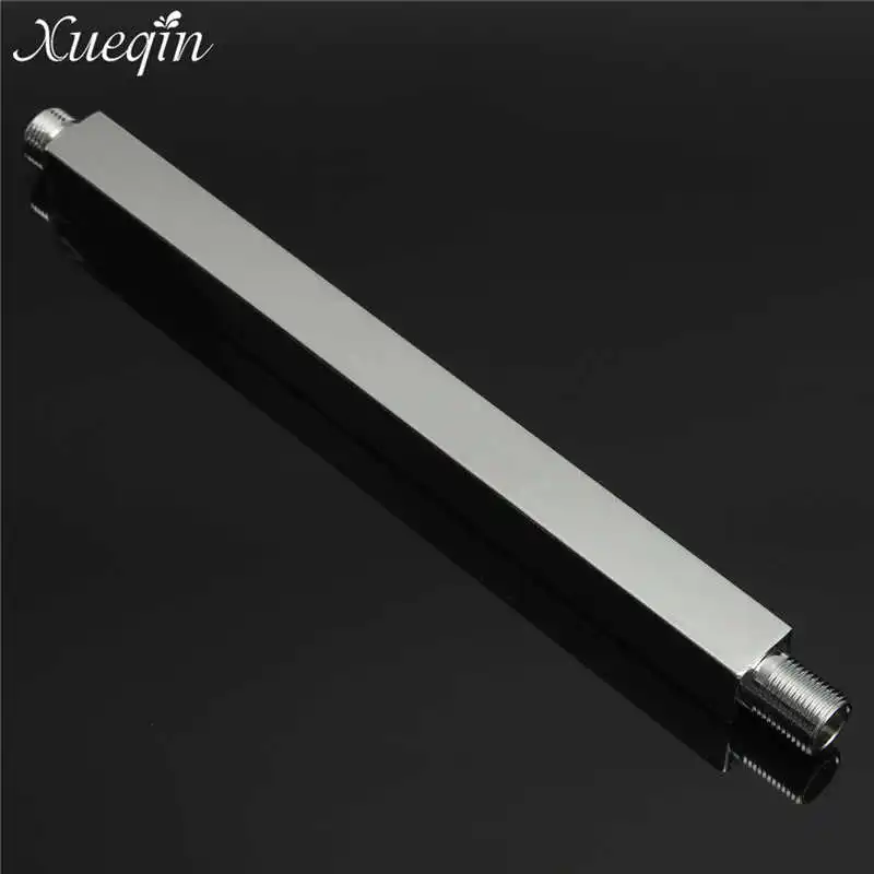 Xueqin 34 см ванная комната квадратный настенный душ удлинитель для дождя душевая головка Удлиняющая труба латунные душевые ручки
