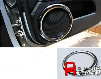 

ABS Chrome Door Speaker Decoration Cover Trim 4pcs for Jeep Compass 2011-2015