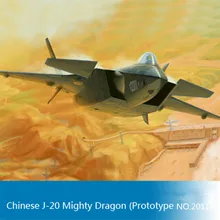 Trumpeter 1/72 Scale PLA J-20 Mighty Dragon Fighter(Prototype NO.2011) Plastic Assembly Military Models 01665