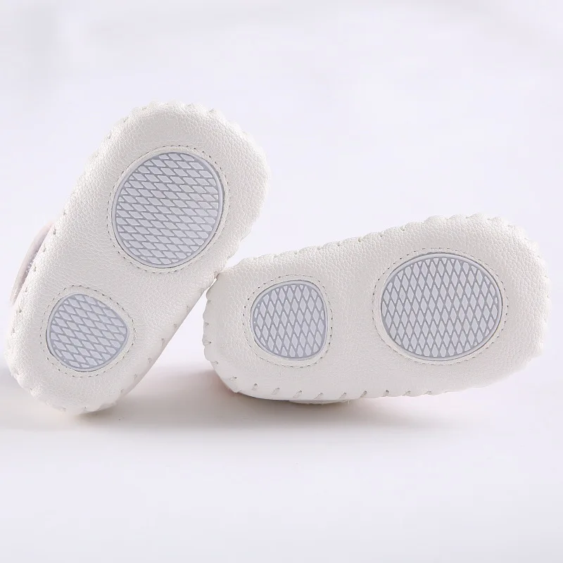 Cute Baby Boys Shoes PU Leather Boy Girls Soft Sole Non-Slip Magic Tape Spring Autumn Infant Casual Prewalker Baby First Steps