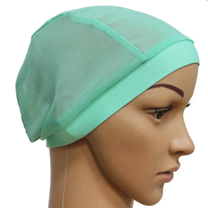 Для женщин хлопок полное покрытие внутренней шапочки под хиджаб мусульманский тюрбан Исламская под шарф кроссовер Шапки