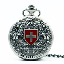 Mechanical Hand Wind Pocket Watch Steampunk Roman Numbers Steel Fob Watches PJX1260