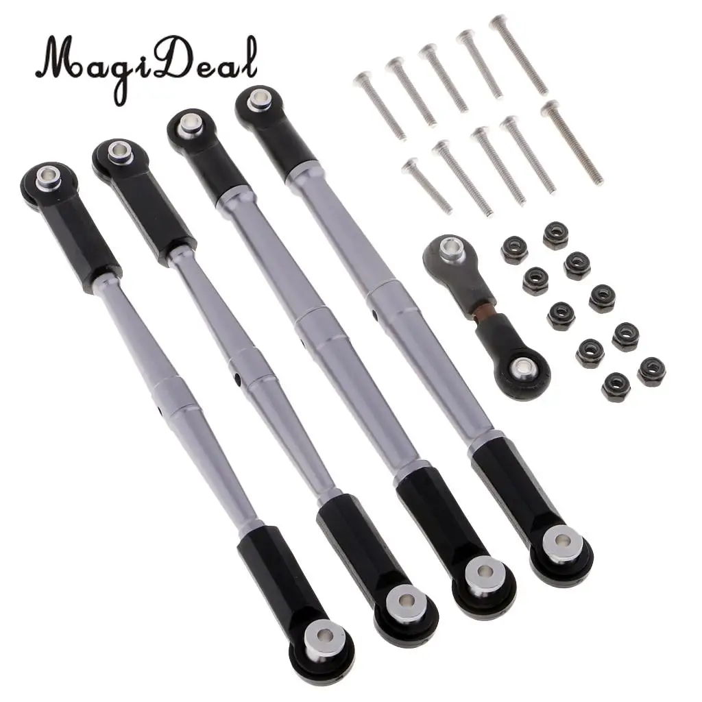 5pcs Aluminum Alloy Turnbuckles Steering Rod Servo Pull Rod Rear Suspension Lever for 1/8 Arrma Kraton 6S RC Car Parts