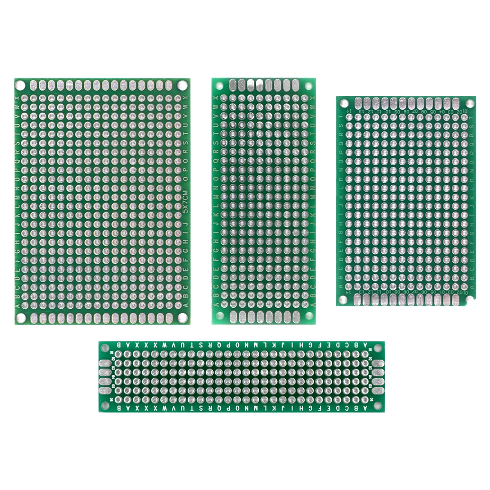 5 шт. 5x7 4x6 3x7 2x8 см двухсторонний медный Прототип PCB универсальная плата