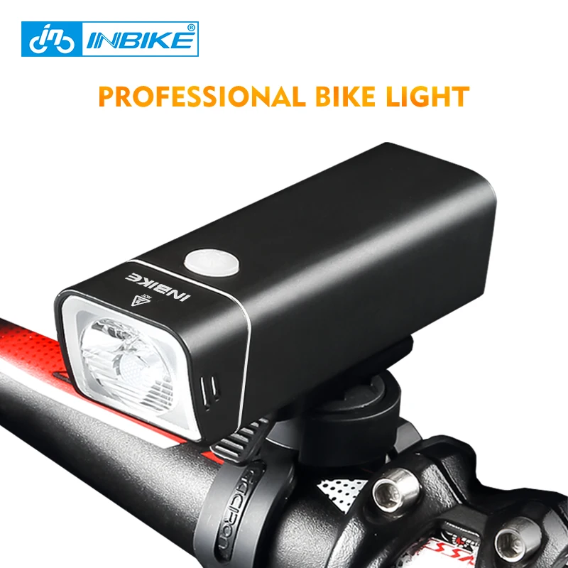 Cheap INBIKE USB Rechargeable Bike Light LED Flashlight For Bicycle Waterproof Bicycle Front Lamp MTB Cycling Headlight Torch 600LM 0