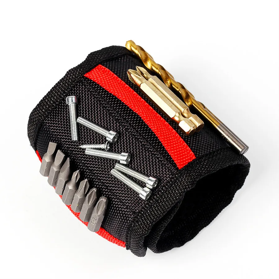 

Upgrading and Lengthening Powerful Tool Magnetic Wrist Ribbon Magnetic Tool Bracket Adjustable DIY Tool Ribbon
