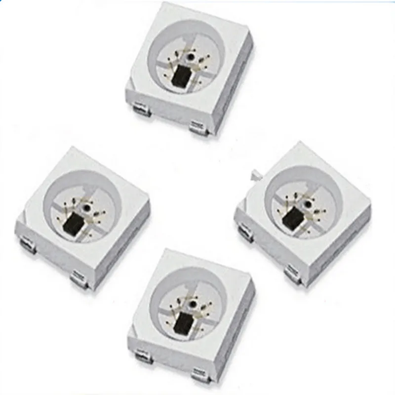 

10~1000pcs WS2812B (4pins) 5050 SMD Black/White version WS2812 Individually Addressable Digital RGB LED Chip 5V
