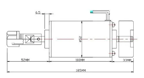 Высокая скорость DC12V-48V 500 Вт мотор шпинделя DIY гравировальный станок шпиндель ER11 щеточный шпиндель с воздушным охлаждением