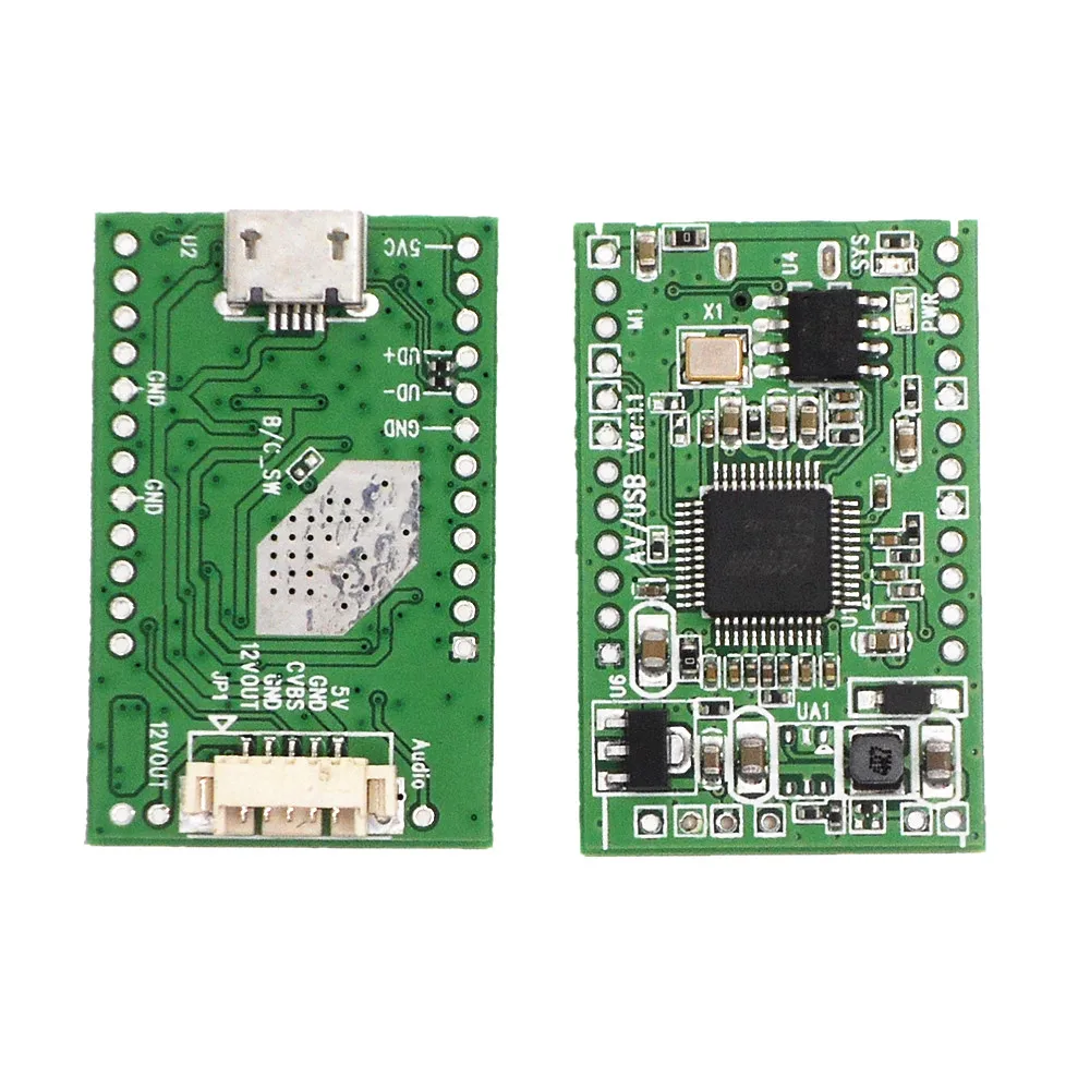 Аналоговый AV (CVBS) к USB цифровому сигнальному модулю UVC с бесплатным