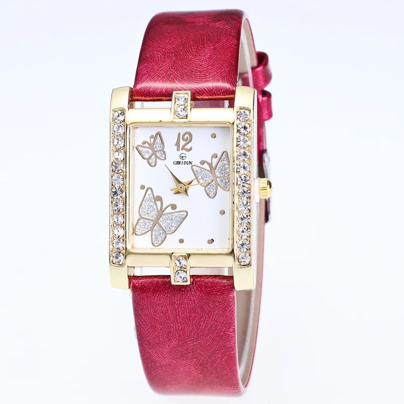 

New PU Watch Leather Strap Women Watches Casual Beautiful Simple Round Shape Analog Business Quartz Wristwatch for ladies