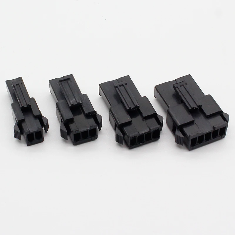 SM2.54 Kits 20 sets Kit in box 2p 3p 4p 5p 2.54mm Pitch Female and Male Header Connectors Adaptor